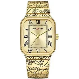 Наручний годинник чоловічий Aocasdiy Vintage Золотистий (3455)