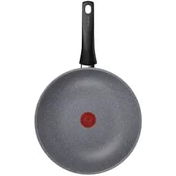 Сковорода Вок Tefal Hard Stone 28 см сіра (D4561932) - мініатюра 2