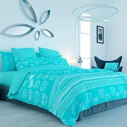 Постільна білизна ТЕП 299 Owl євростандарт блакитна (2-00880_18843)