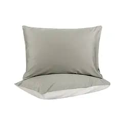 Наволочки сатин premium 300ТС Lotus Home - Florida оливковый 50x70 (2 шт)