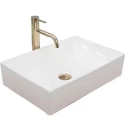 Умивальник Rea Inga white накладний білий REA-U1022, Білий