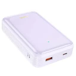 Акумулятор зовнішній Hoco Q21A 20000mAh Great power bank з фіолетовим дисплеєм - мініатюра 2
