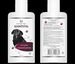 Шампунь для собак з темною шерстю Doctor Vet 100 мл - мініатюра 3