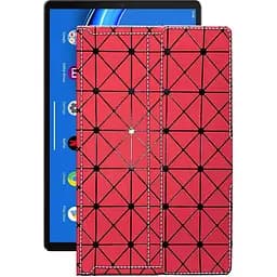 Чохол StatusCASE з екошкіри для планшету Lenovo Tab M10 Plus FHD LTE Червоний ромб