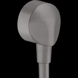 Шланговое подсоединение Hansgrohe Fixfit E без обратного клапана Brushed Black 27454340, Шлифованный черный хром