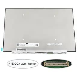 Матриця 13.3 N133GCA-GQ1 Rev B1 2560х1600, 40pineDP, 16.7M, 100% NTSC, LED, SLIM без вушок та планок, матова, роз'єм праворуч знизу для ноутбука