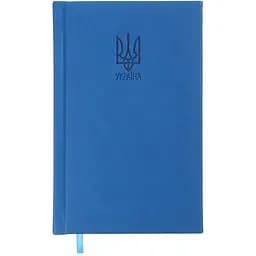 Ежедневник датированный Buromax Heraldry 2026 A6 искусственная кожа/поролон светло-синий (BM.2584-02)