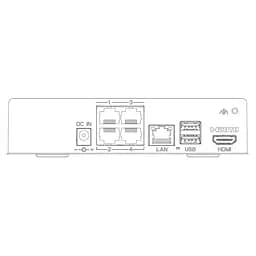 IP-відеореєстратор 4-канальний 8Mp TVT TD-3004H1-4P-A1L (40-64) з 4 портами PoE (77-00464) - мініатюра 2
