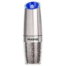 Подрібнювач Magio MG-210 гравітаційний з керамічними жорнами інноваційний млин для спецій ААА 6 шт.