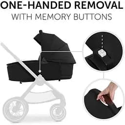 Універсальна коляска 2 в 1 Hauck Walk N Care Air Black, чорна (16547-8) - мініатюра 8