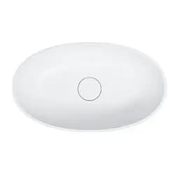Умивальник Omnires Shell 60x35 white SHELLUNBM, Білий - мініатюра 3