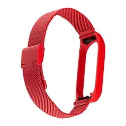 Ремінець Міланська Петля Mi Band 5/6 Red - мініатюра 2