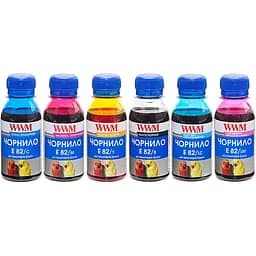 Набор чернил WWM Epson E82/B, E82/C, E82/LC, E82/M, E82/LM, E82/Y, 6x100 мл (E82SET-2)