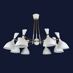Люстра в стилі лофт Levistella 756LPR1024-8 WH