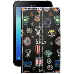 Чехол StatusCASE из экокожи для планшета Samsung Galaxy Tab Active 2 Битлз