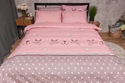 Комплект постільної білизни Moon&Star Бязь Gold Люкс Hares King Size 220x240 наволочки 2х70х70 - мініатюра 5