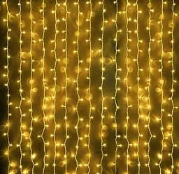 Гірлянда штора Водоспад 480 led 3.0х3.0м Теплий білий - мініатюра 5