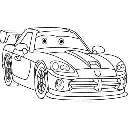 Розпис по полотну "Спортивна машинка" 15119-AC 25 x 30