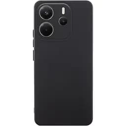 Чохол Silicone Cover Lakshmi Full Camera (AAA) для Xiaomi Redmi Note 14 4G (Europe version) Чорний / Black