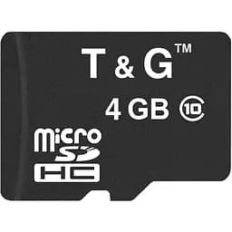 Карта памяти TG microSDHC, 4Gb, Class10, без адаптера (TG-4GBSDCL10-00)