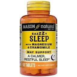 Легкий сон с магнием и ромашкой Mason Natural 60 таблеток