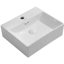 Умивальник підвісний Mixxus Premium Quadro-0205 410x360x130 мм з отвором під змішувач MP6508, Білий