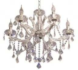 Люстра свеча Brille подвесная хрустальная E14 40W CH (BCL-275S/6)