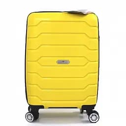 Валіза маленька S поліпропілен Madisson Snowball 01103 58×37×22см 35л Жовтий - мініатюра 1