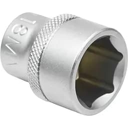 Головка торцевая Wurth шестигранная 3/8IN короткая SW18 Red Stripe (5763038018)