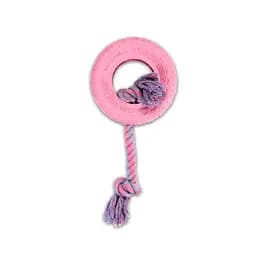 Игрушка для собак Misoko&Co Кольцо с веревкой pink 30.5x13.5 cm