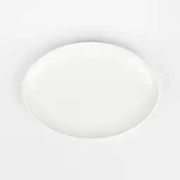 Тарілка МВМ My Home Промінь овальна 25.4x17.5 см біла (KP-110 S WHITE) - мініатюра 2