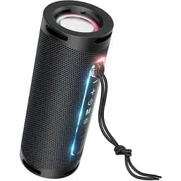 Портативна bluetooth колонка Hoco HC9 TWS з LED підсвічуванням чорний
