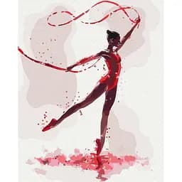 Картина за номерами на підрамнику Brushme Чарівна гімнастка