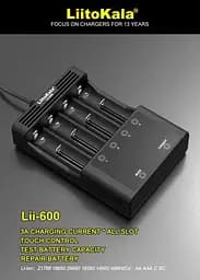 Зарядний пристрій Liitokala Lii-600 на 4 канали (для Ni-MH, Ni-CD, Li-Ion) з блоком живлення - мініатюра 6