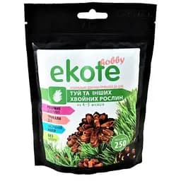 Мінеральне добриво ГТУ Ekote для туй та хвойних рослин тривалої дії 4-5 міс. 250 г (156469)