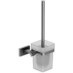 Йорж для унітазу настінний Gappo G0710-9, Графітовий хром