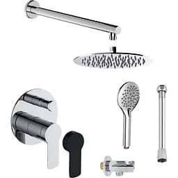 Душова система прихованого монтажу Volle Libra SET20220108, Хром