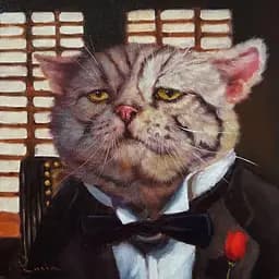 Картина постер на полотні BrushMe Хрещений Батько