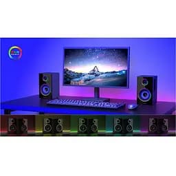Комп'ютерні колонки 2.0 Real-El RS415 RGB Bluetooth Black 20 Вт - мініатюра 10