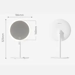 Дзеркало для макіяжу з LED підсвіткою Xiaomi DOCO DayLight Mirror 2.0 (XM001) - мініатюра 10
