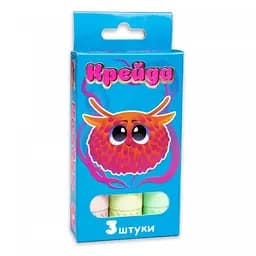 Мелки Пуля 3 шт Strateg 50122 Разноцветный (4823113839550)