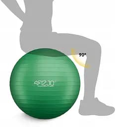 М'яч для фітнесу (фітбол) 4FIZJO 85 см Anti-Burst Green (P-5907739316394) - мініатюра 7