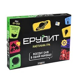 Настільна гра “Ерудит” 30451 ігрове поле, набір фішок-літер
