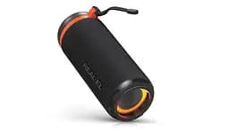 Колонка портативна 2.0 Real-El X-7011 Black, 2 x 5 Вт, пластиковий корпус, Bluetooth, USB - А/USB - C, RGB підсвічування, живлення від акумулятора, вбудований мікрофон, 86 дБ, 1800мА*год, час роботи 10 год (EL121600026) - мініатюра 3