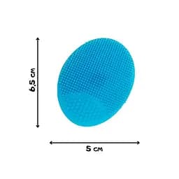 Силіконова мочалка для купання новонароджених MGZ-0923(Blue) - мініатюра 2
