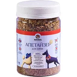 Вітамінна суміш Natural, мікс, легені, вим'я, рубець, печінка, сухожилля 100 г