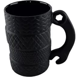 Чашка керамічна Шини з гайковим ключем 12.5х12х8 см