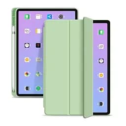 Чохол-книжка BeCover Tri Fold Soft TPU з кріпленням Apple Pencil для Apple iPad Air 11" M2/M3 2024/2025 Green (711402) - мініатюра 7