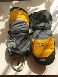 Верхівки Rab Expedition 8000 Mitts L Сірий-Жовтий - мініатюра 3