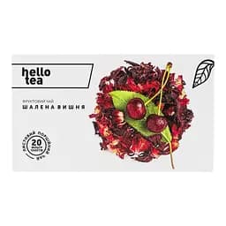 Чай фруктовий Hello Tea Шалена вишня 52 г (20 шт. х 2.6 г) (930237)